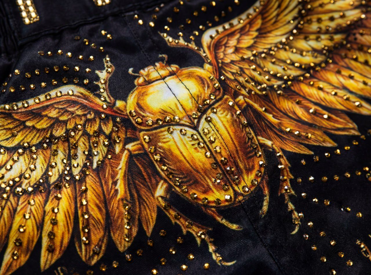 Boxxerworld The Golden Goddess: Mai Soliman's King Tut Boxing Outfit