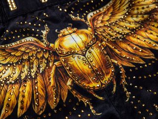 Boxxerworld The Golden Goddess: Mai Soliman's King Tut Boxing Outfit