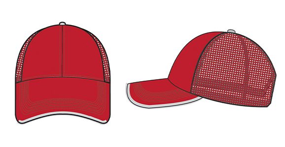 Boxxerworld Red Truckers Cap