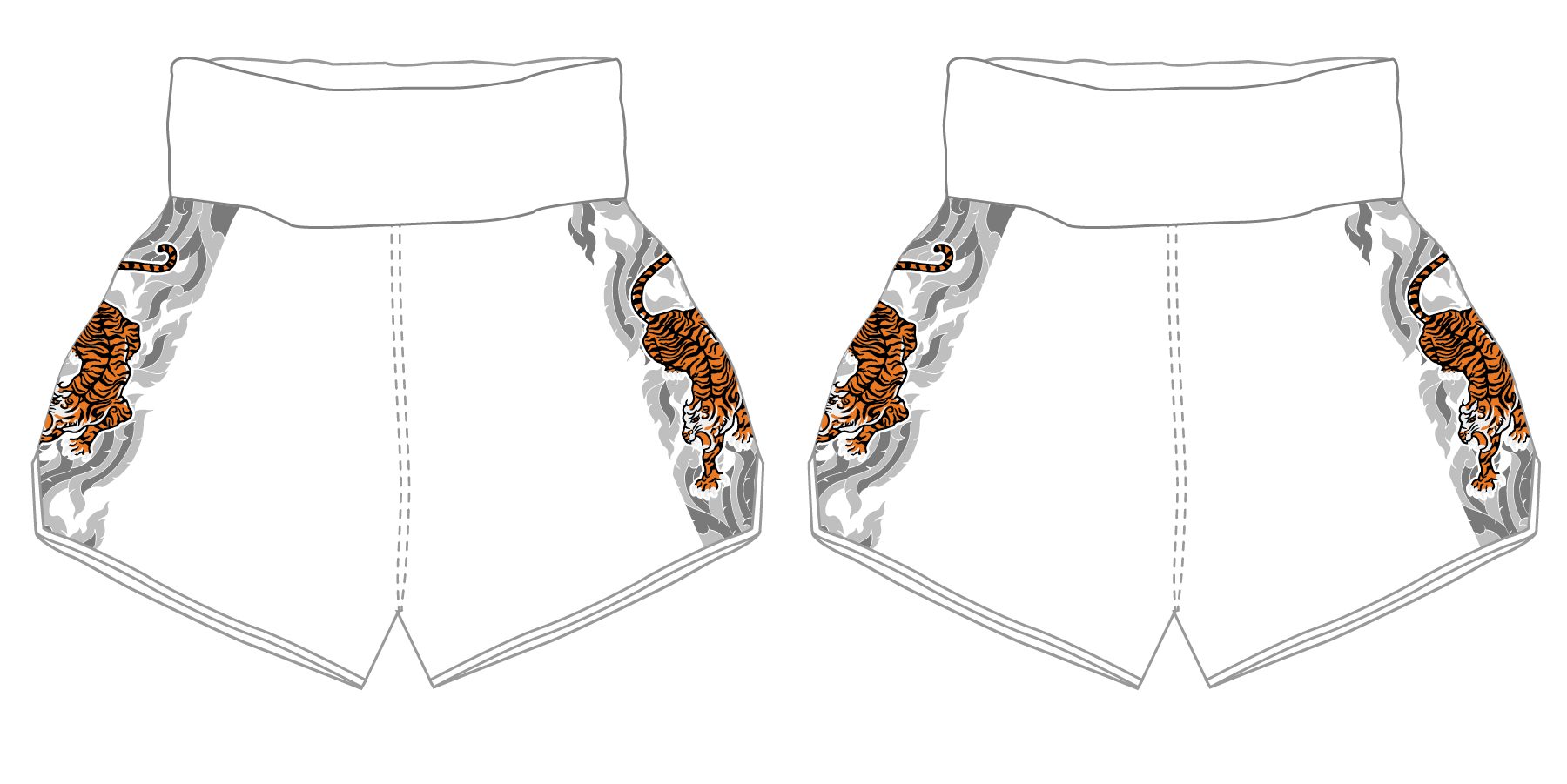 Royal Tiger MTS | Custom Muay Thai Shorts | Boxxerworld