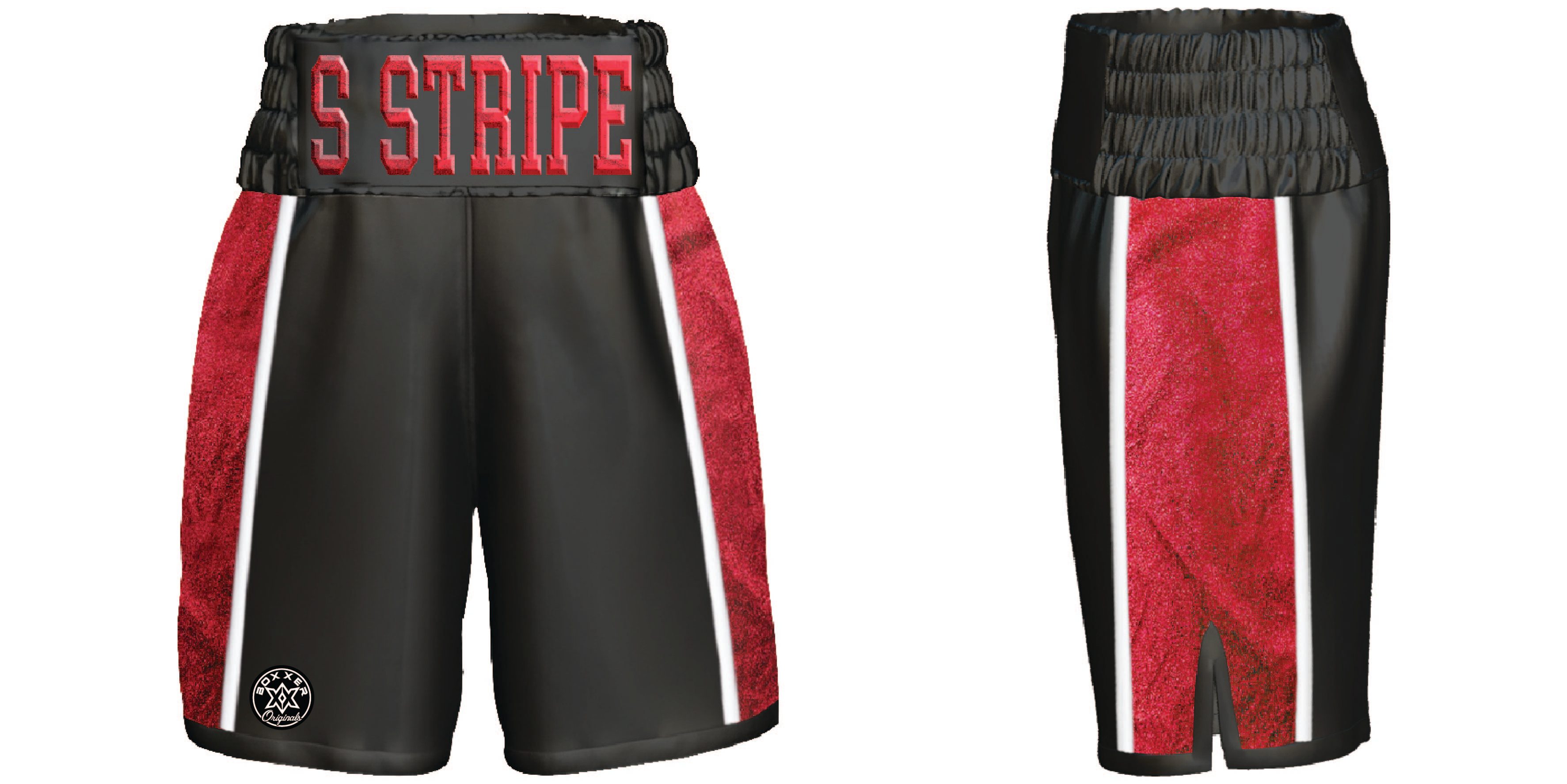 Side Stripe BX  | Custom Boxing Shorts & Trunks | Boxxerworld