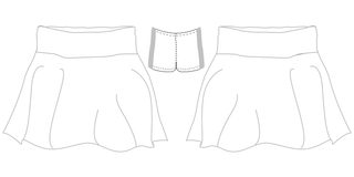 Flared Skirt | Custom Gladiator Shorts | Boxxerworld