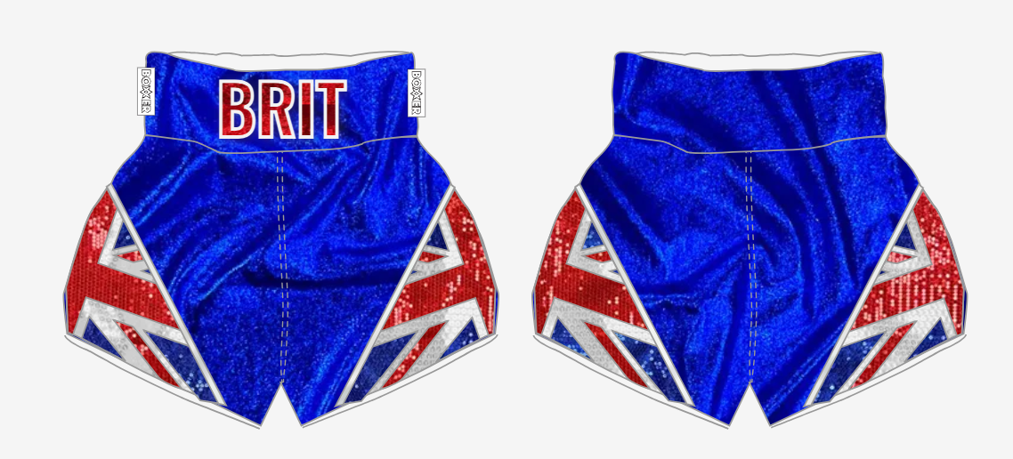 BRIT MTS | Custom Muay Thai Shorts | Boxxerworld