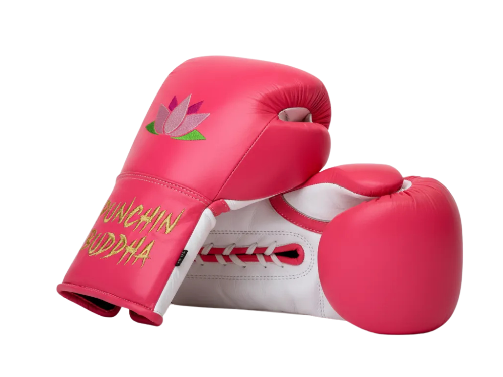 Impact Pro Classic lace-up boxing gloves shown in a custom colour design.