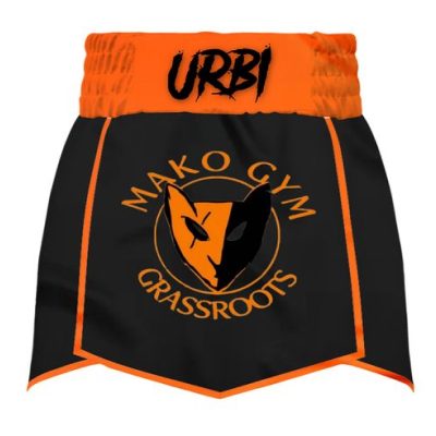 Thor Gladiator custom gladiator boxing shorts with six-panel construction, angled side panels and side-split design for men’s and women’s fits.