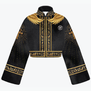 Boxxerworld Golden Goddess Crop Top