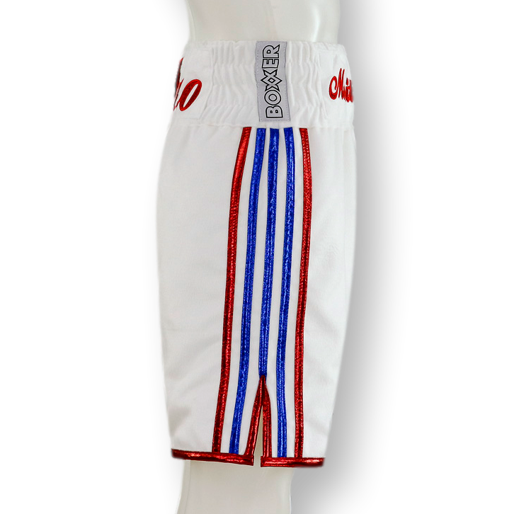 PIN STRIPE BX Jesus Custom Boxing Shorts & Trunks