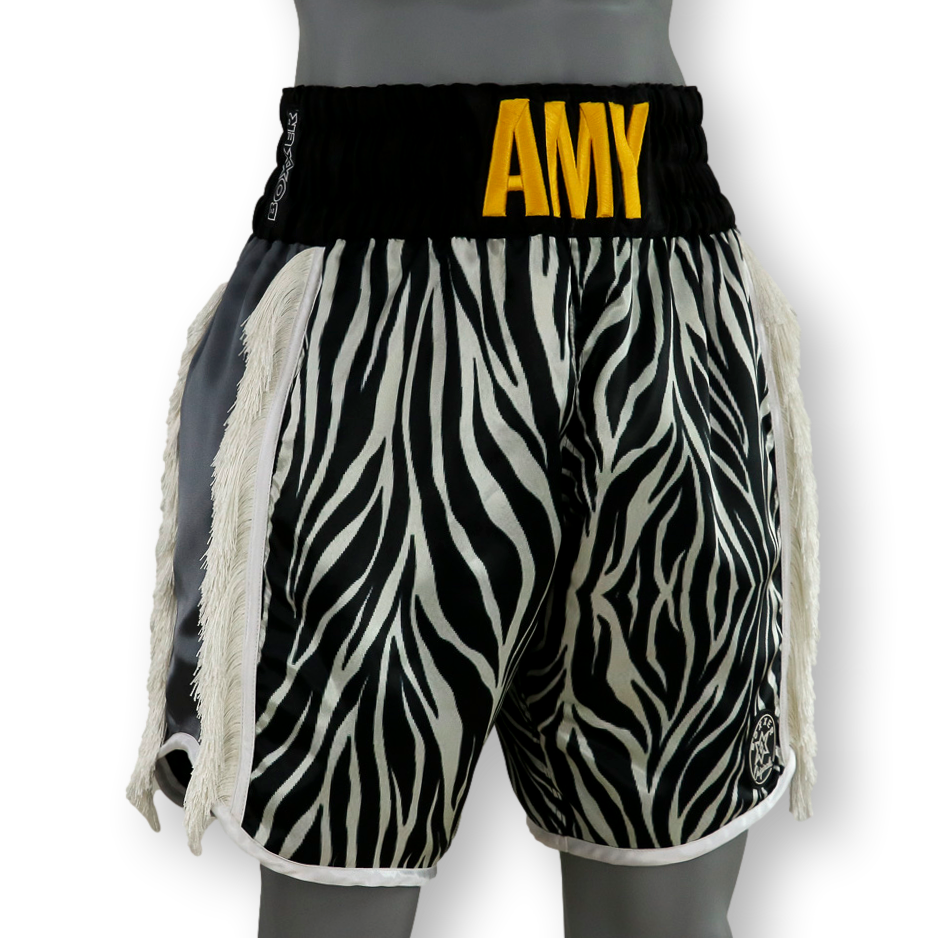 Side Stripe BX  Amy Custom Boxing Shorts & Trunks