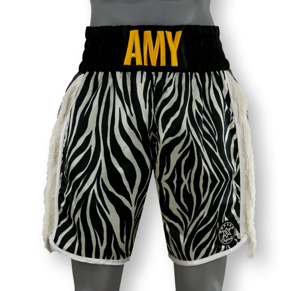 Side Stripe BX  Amy Custom Boxing Shorts & Trunks