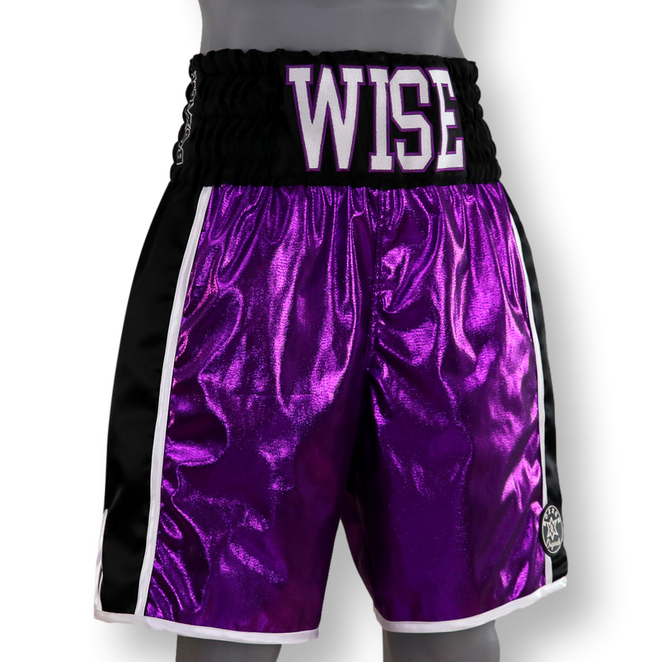 Side Stripe BX Old Isaiah Custom Boxing Shorts & Trunks
