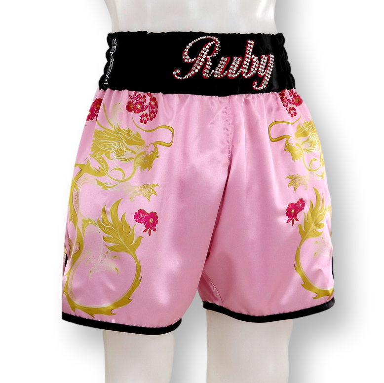 DRAGON BX Old Ruby Custom Boxing Shorts & Trunks
