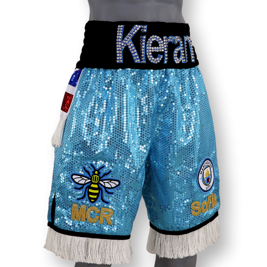 Great Britain BX Old Kieran Custom Boxing Shorts & Trunks