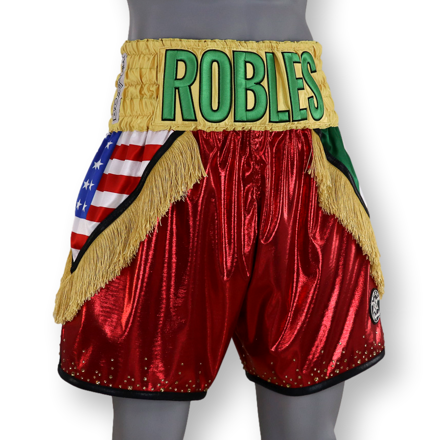 Mexican USA BX Luis Custom Boxing Shorts & Trunks