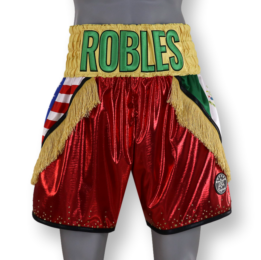 Mexican USA BX Luis Custom Boxing Shorts & Trunks