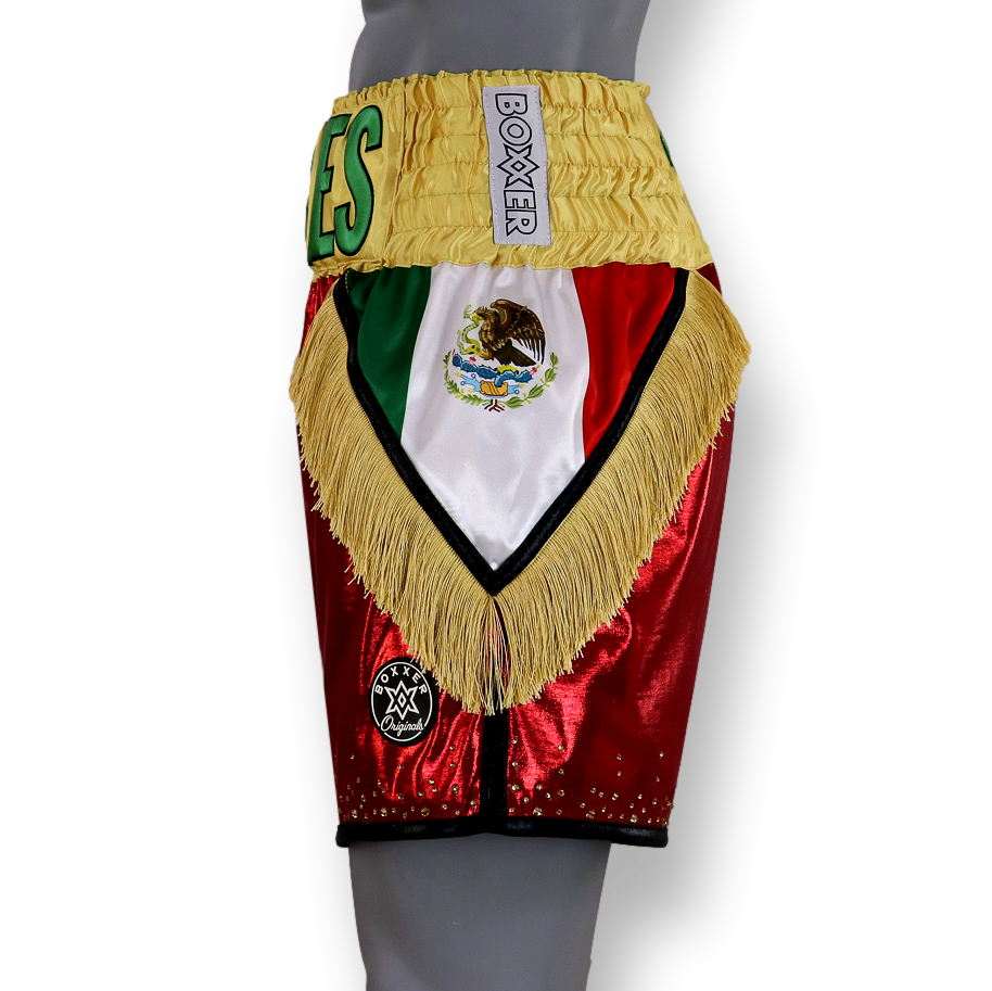 Mexican USA BX Luis Custom Boxing Shorts & Trunks