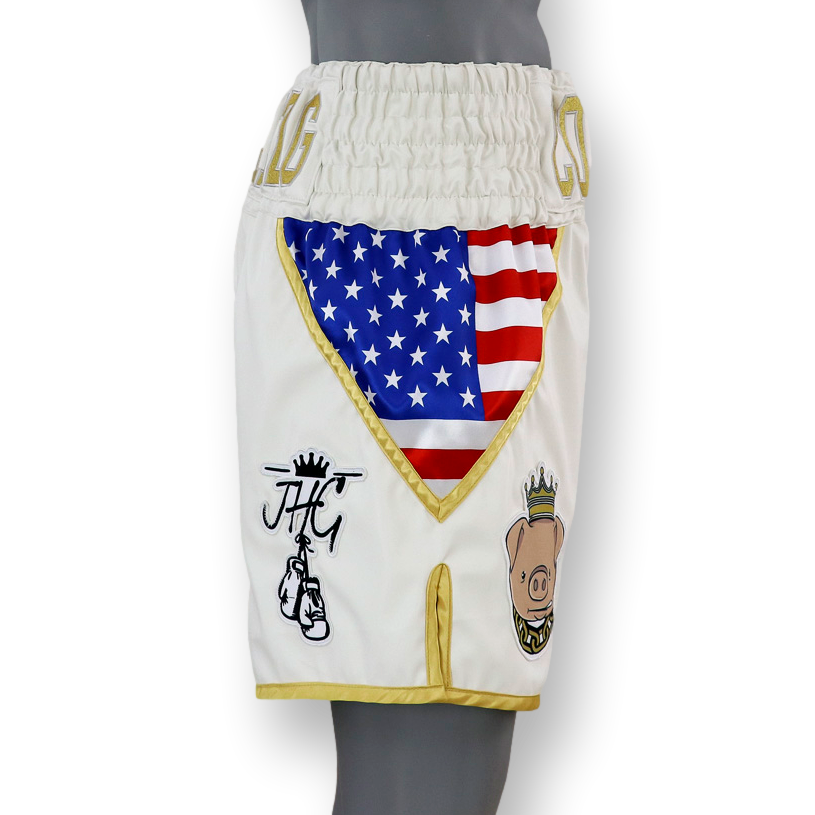 Mexican USA BX Jesus Custom Boxing Shorts & Trunks