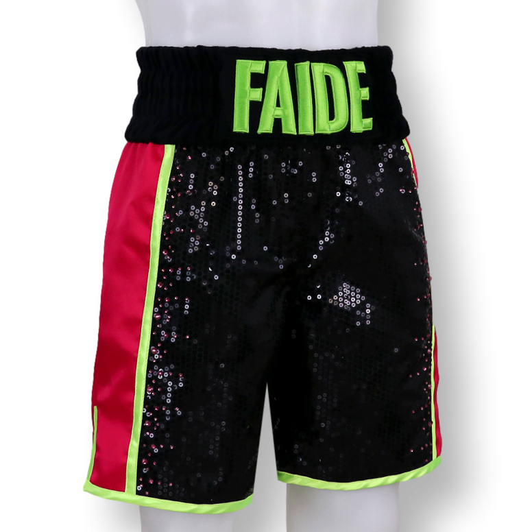 Side Stripe BX Old Cara Custom Boxing Shorts & Trunks