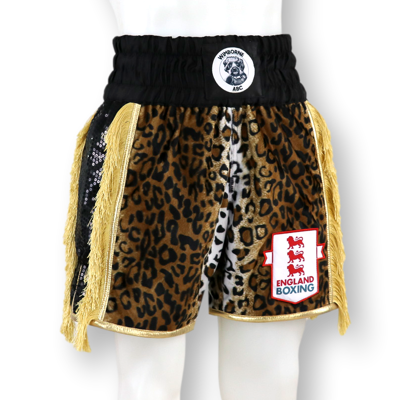Side Stripe BX Old Lucy  Custom Boxing Shorts & Trunks