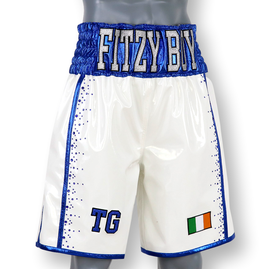 Side Stripe BX Old Dylan Custom Boxing Shorts & Trunks