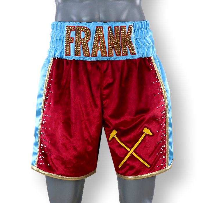 Side Stripe BX Old Frank Custom Boxing Shorts & Trunks