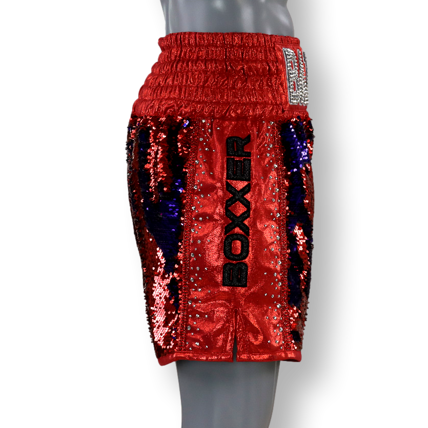 Side Stripe BX  Laura Custom Boxing Shorts & Trunks