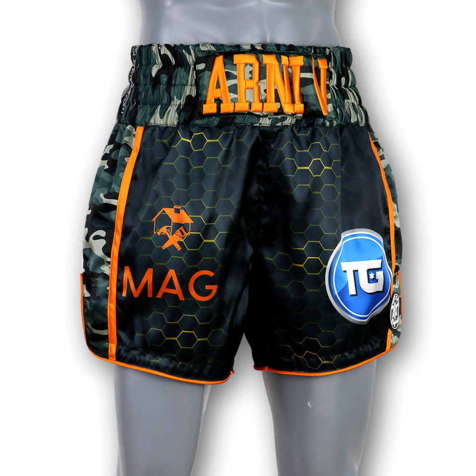 Side Stripe MTS Old Matthew Muay Thai Shorts