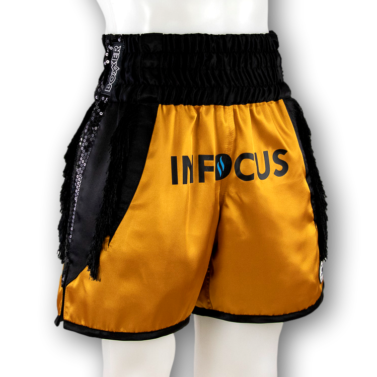 USYK TRIBUTE BX Lewis Custom Boxing Shorts & Trunks