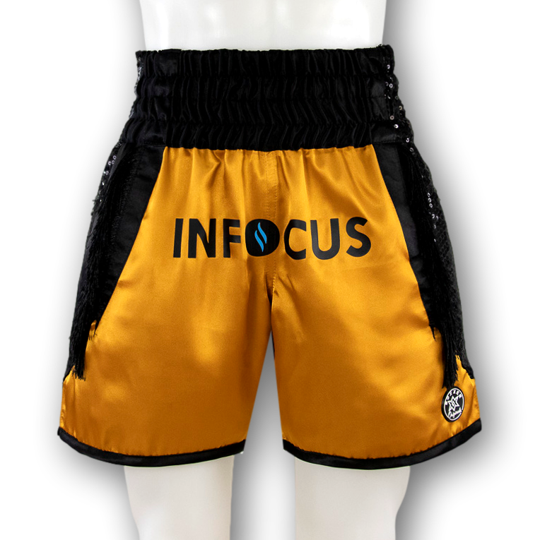 USYK TRIBUTE BX Lewis Custom Boxing Shorts & Trunks