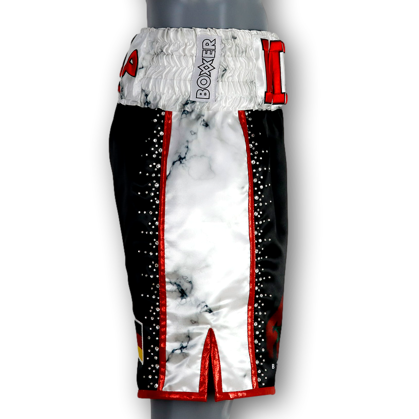 Side Stripe BX  Achraf Custom Boxing Shorts & Trunks