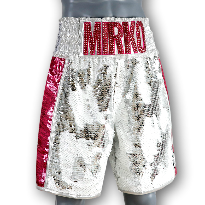Side Stripe BX Old Dalila Custom Boxing Shorts & Trunks
