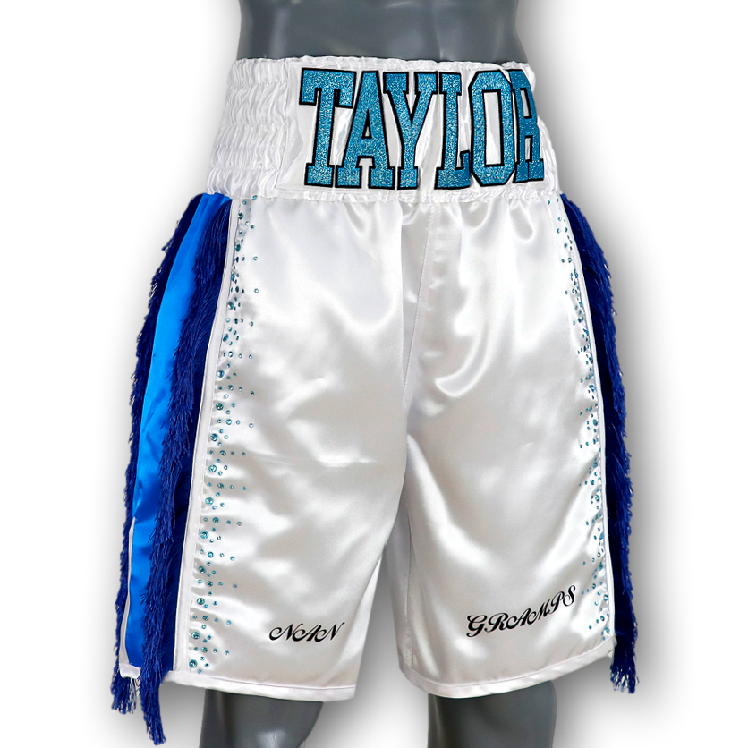 Side Stripe BX Old Madeline Custom Boxing Shorts & Trunks