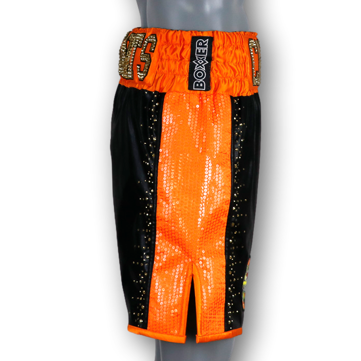 Side Stripe BX  Phillip Custom Boxing Shorts & Trunks