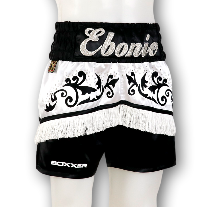 Wild West Bx old Ebonie Custom Boxing Shorts & Trunks