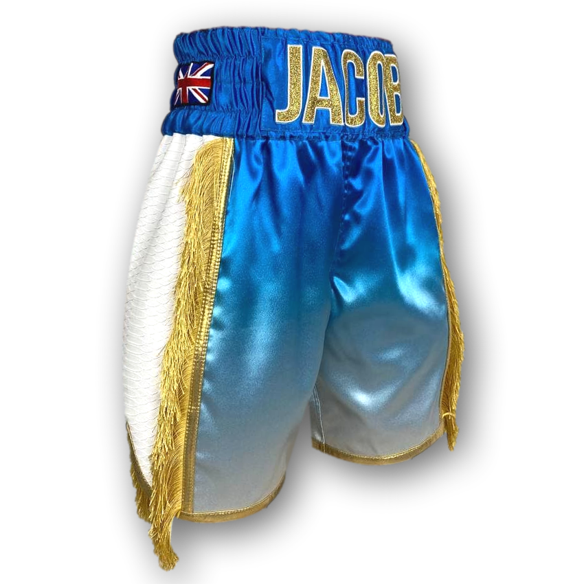 Side Stripe BX Old Jacob Custom Boxing Shorts & Trunks