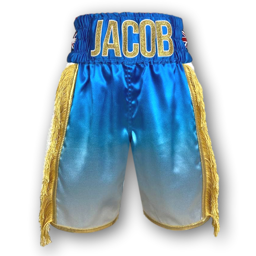 Side Stripe BX  Jacob Custom Boxing Shorts & Trunks