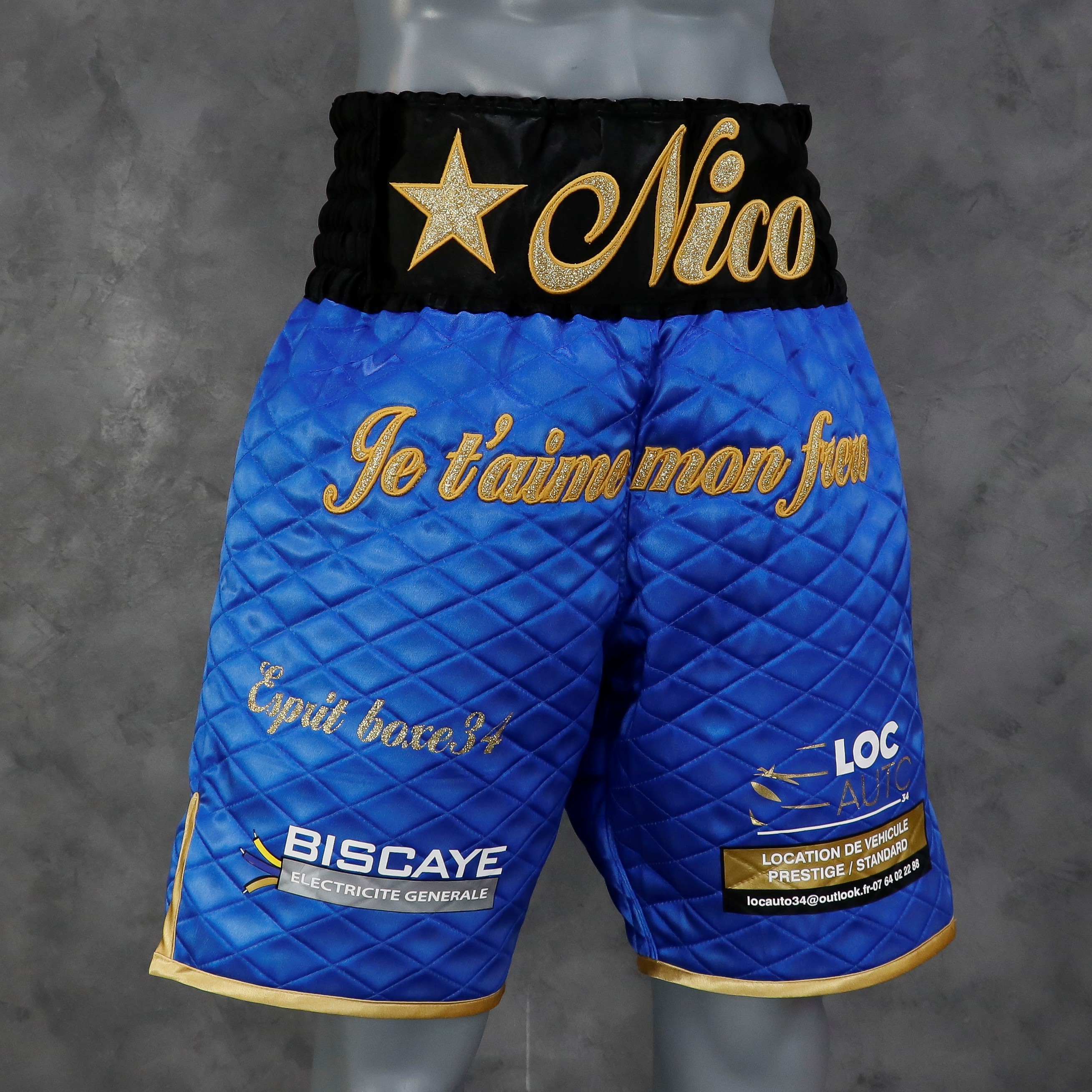 Rebel Jacket Old Theo Custom Boxing Shorts & Trunks