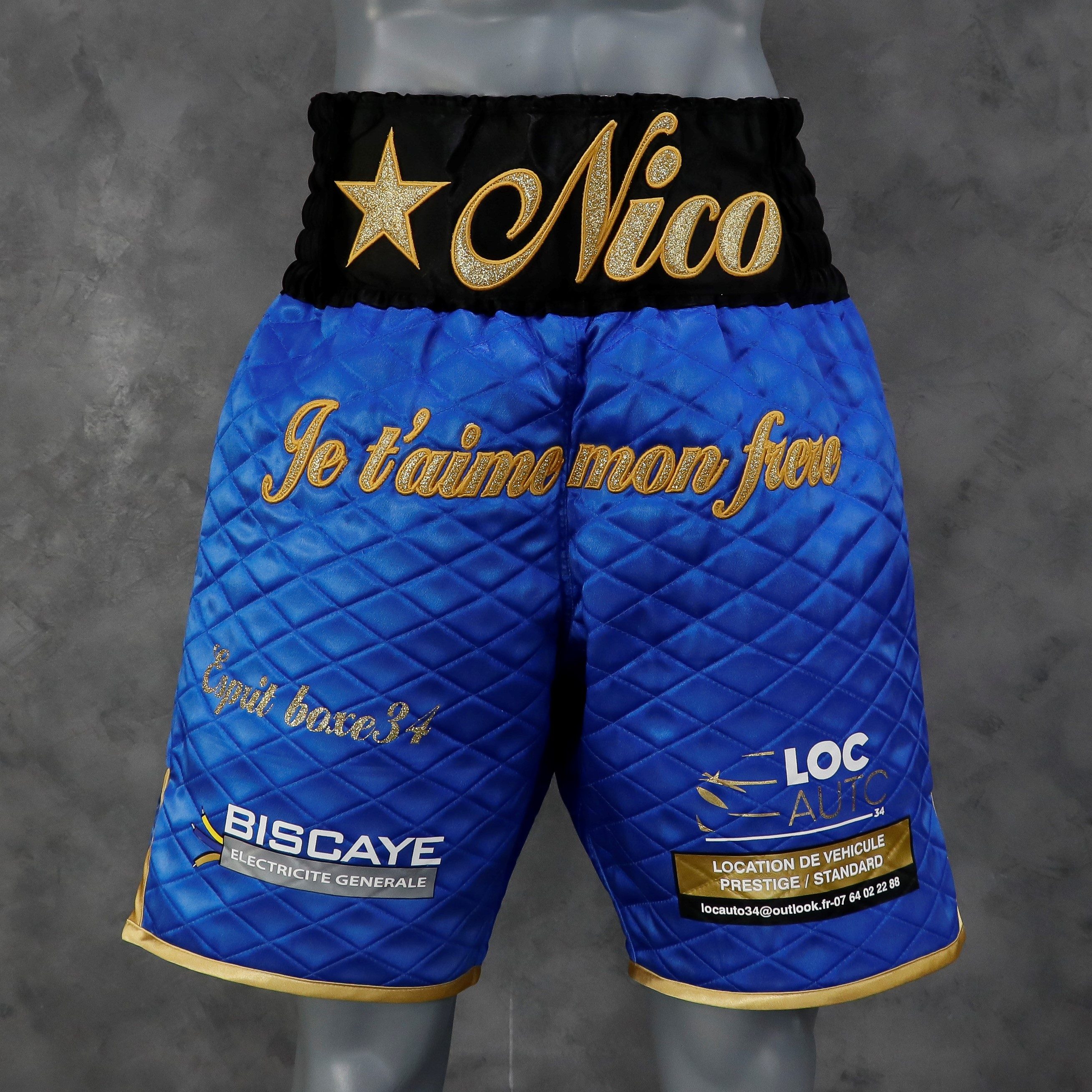 Rebel Jacket Theo Custom Boxing Shorts & Trunks