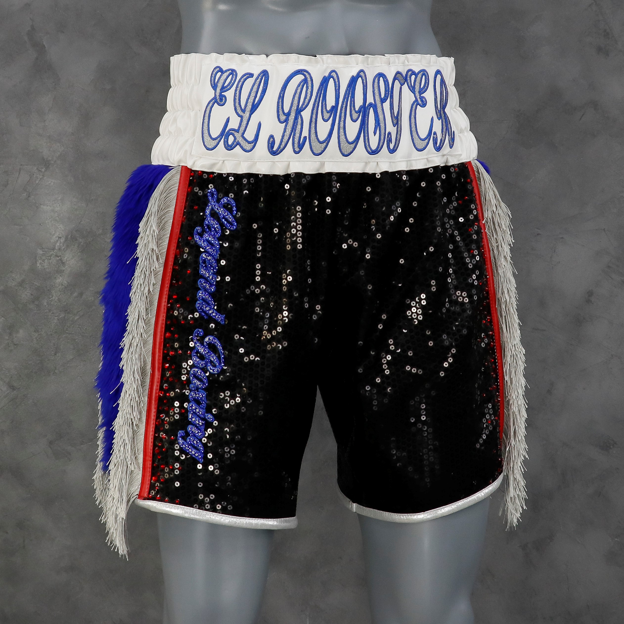 Side Stripe BX Old Nadia Custom Boxing Shorts & Trunks