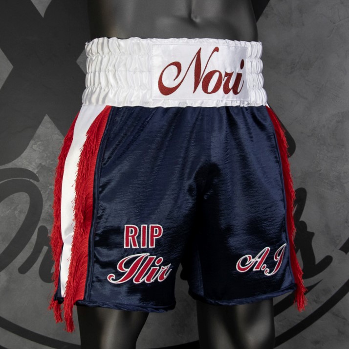 Side Stripe BX Old Federica Custom Boxing Shorts & Trunks