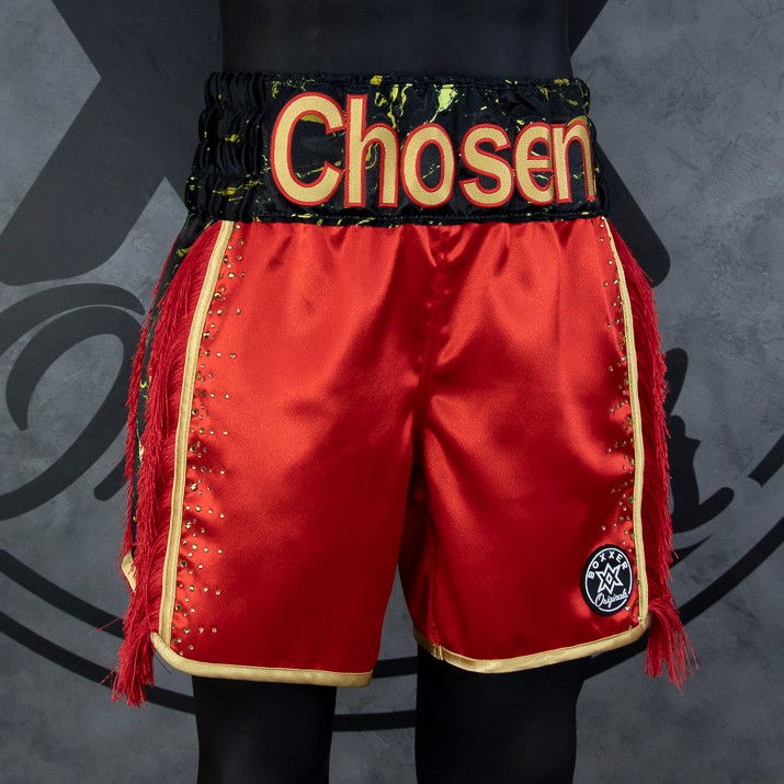 Side Stripe BX Old Akira Custom Boxing Shorts & Trunks