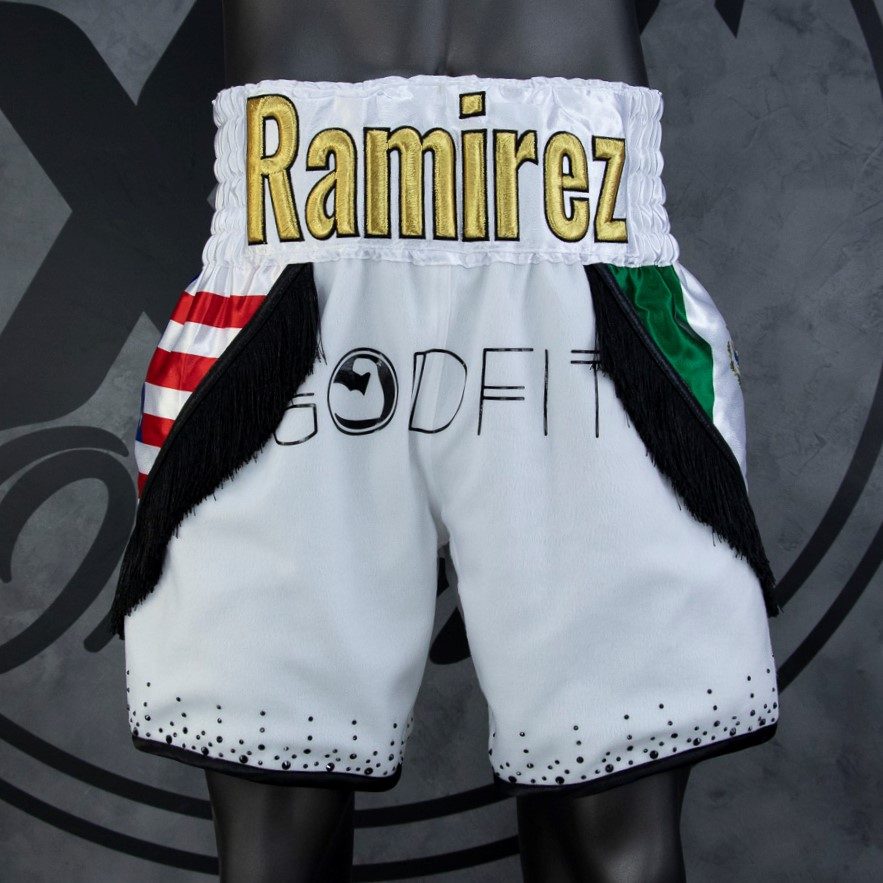Mexican USA BX Alejandro Custom Boxing Shorts & Trunks