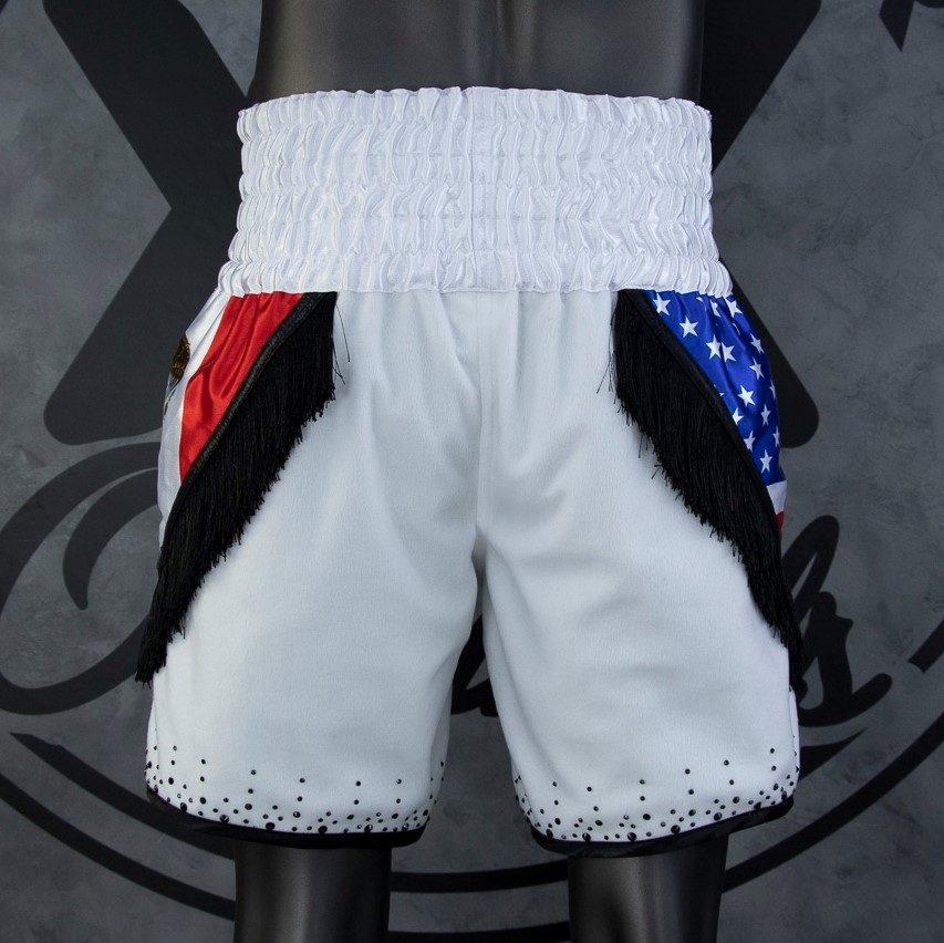 Mexican USA BX Alejandro Custom Boxing Shorts & Trunks