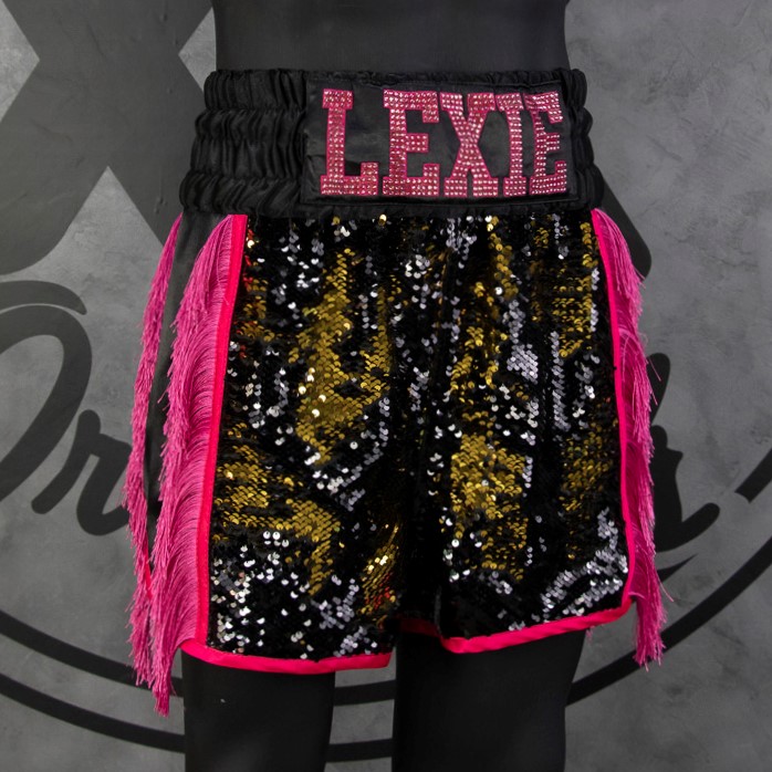 Side Stripe BX  Adelle Custom Boxing Shorts & Trunks