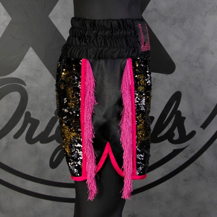 Side Stripe BX  Adelle Custom Boxing Shorts & Trunks