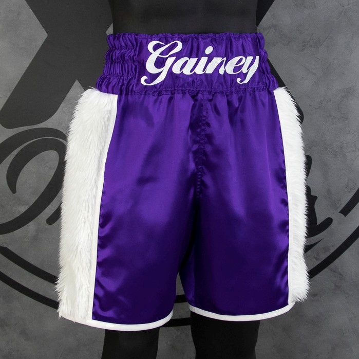 Side Stripe BX Old Robert Custom Boxing Shorts & Trunks