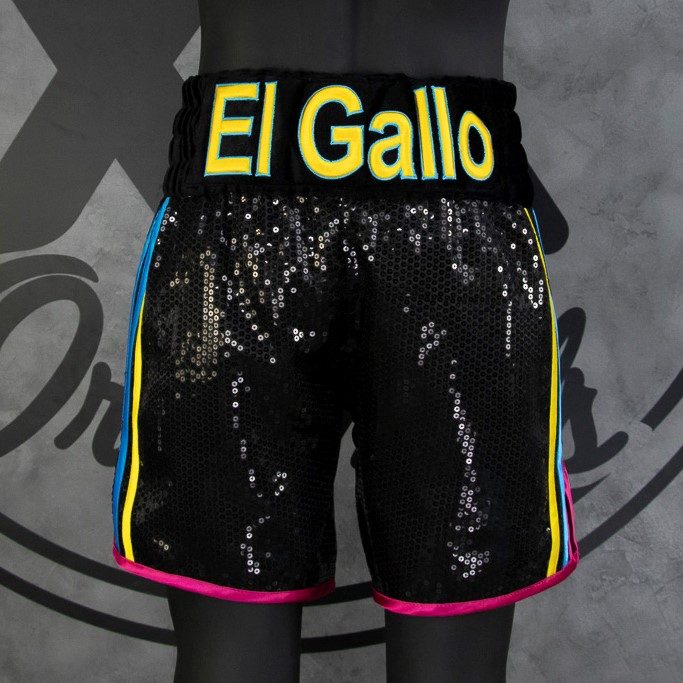 PIN STRIPE BX Sergio Custom Boxing Shorts & Trunks
