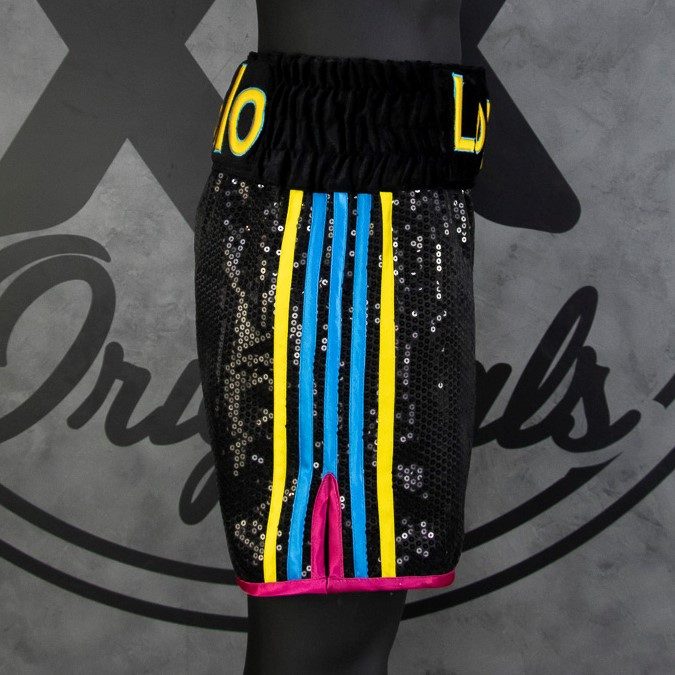 PIN STRIPE BX Sergio Custom Boxing Shorts & Trunks