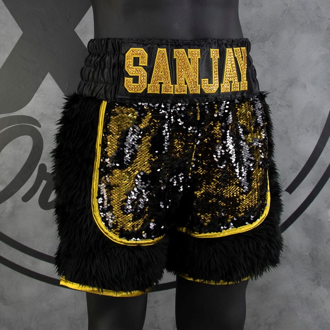 London BX Old Sanjay Custom Boxing Shorts & Trunks