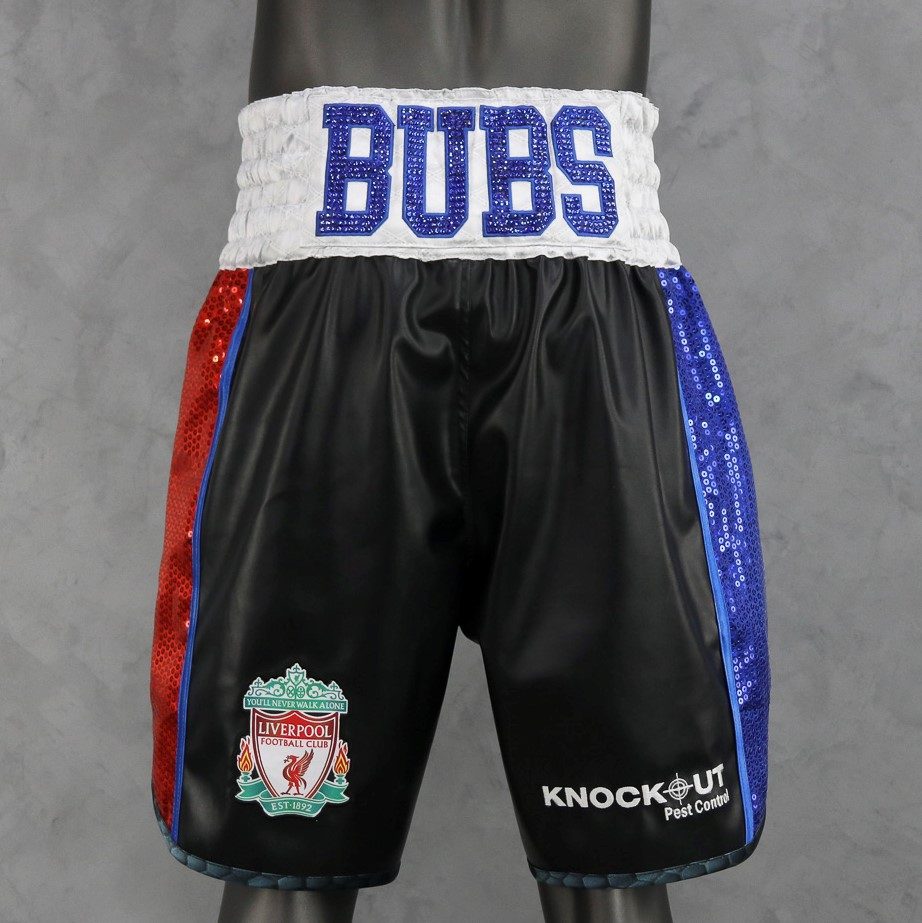 Side Stripe BX  Hugh Custom Boxing Shorts & Trunks