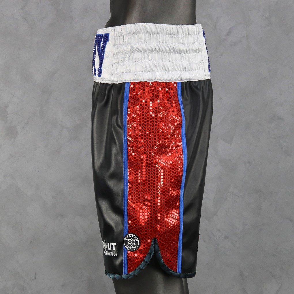 Side Stripe BX  Hugh Custom Boxing Shorts & Trunks